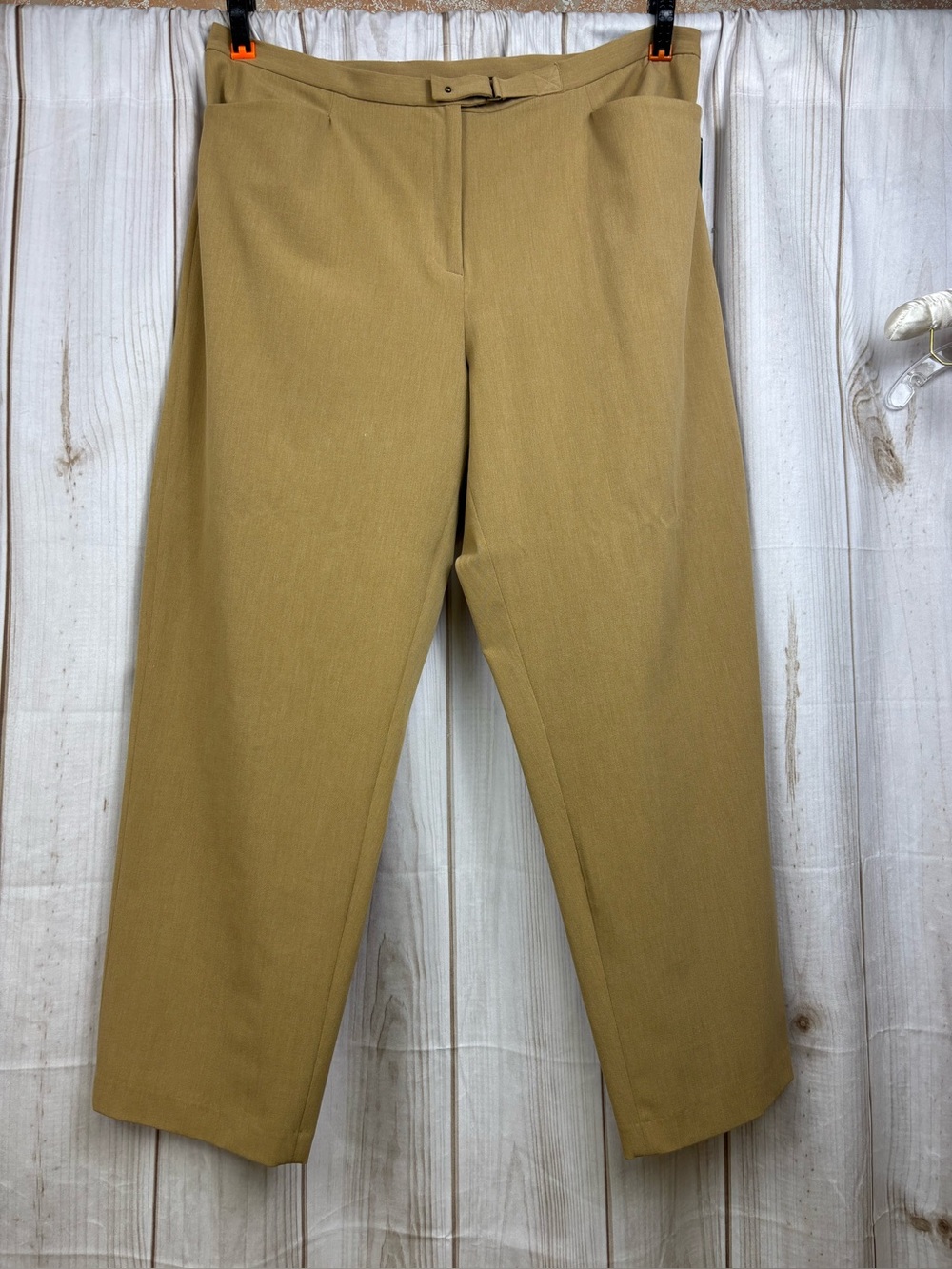 Lauren Ralph Lauren Balmoral Highlite Tailored Trousers Dress Pants Camel Sz 22W